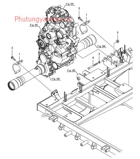 Giá đỡ hộp số